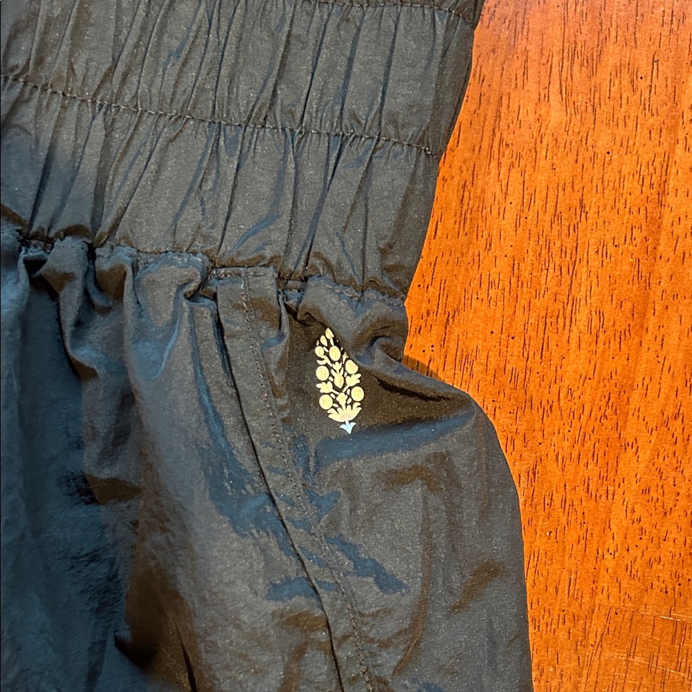 Black High-Waist Free People Shorts - Picture 2 of 4